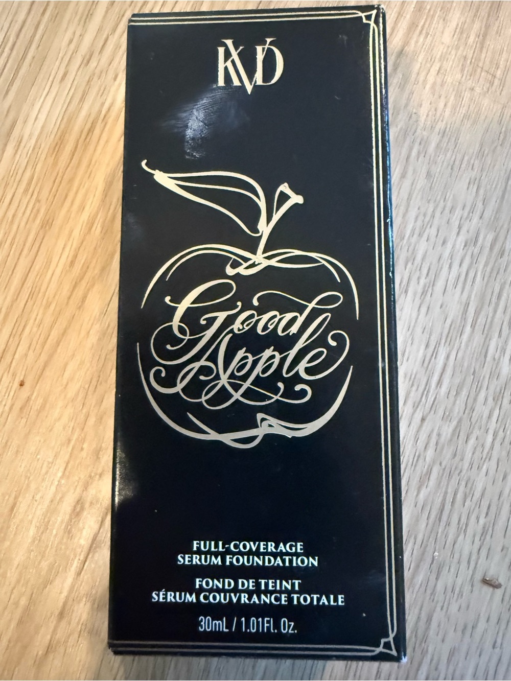 Brand New In Box (NIB) Kat Von D  Good Apple Full-Coverage foundation Deep
